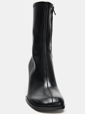Zara Block Heel Ankle Boots